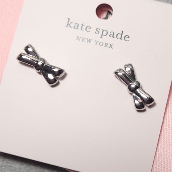 Kate Spade Double Bow Earrings - Picture 7 of 11